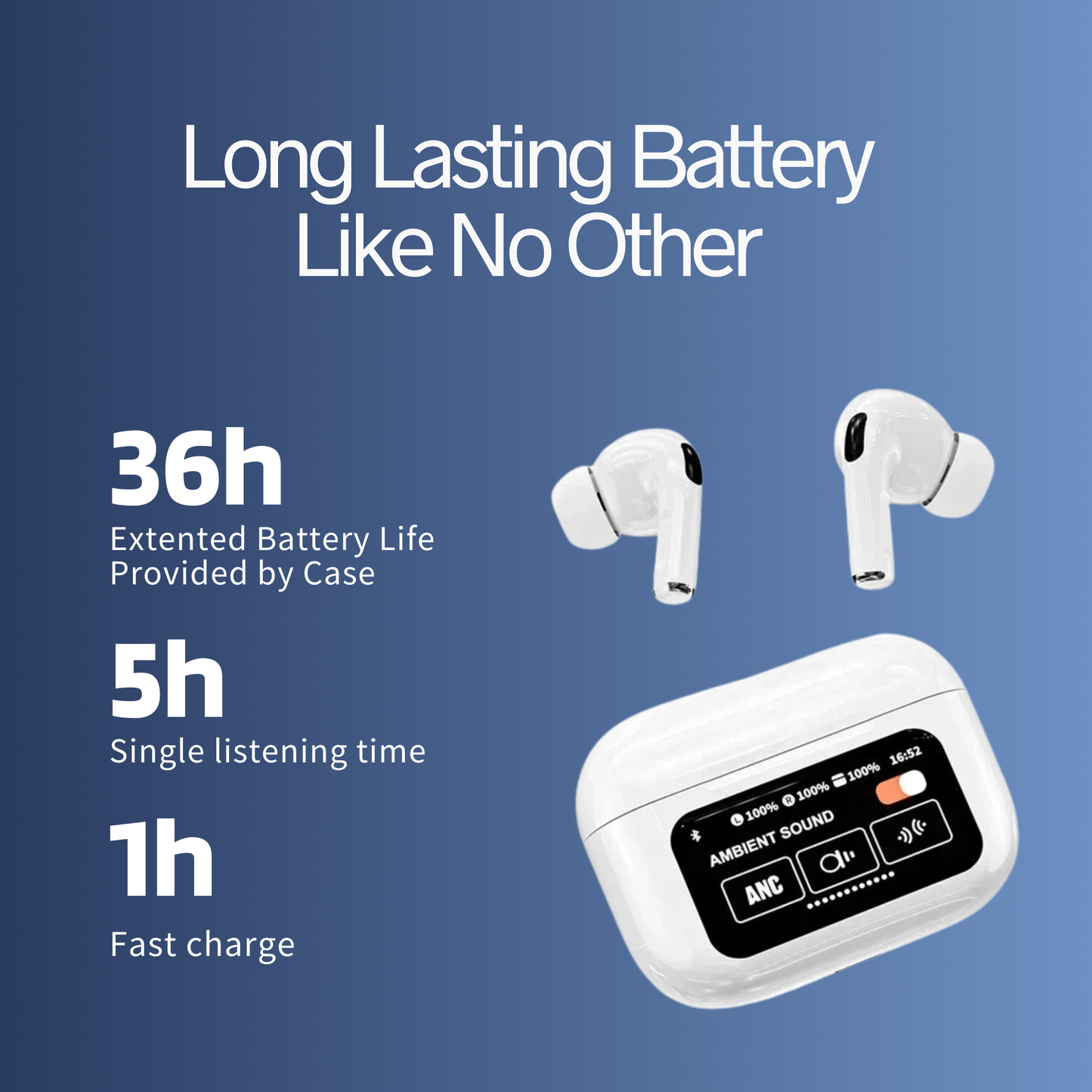 57Reflex™A9 Pro Touch Screen Earbuds