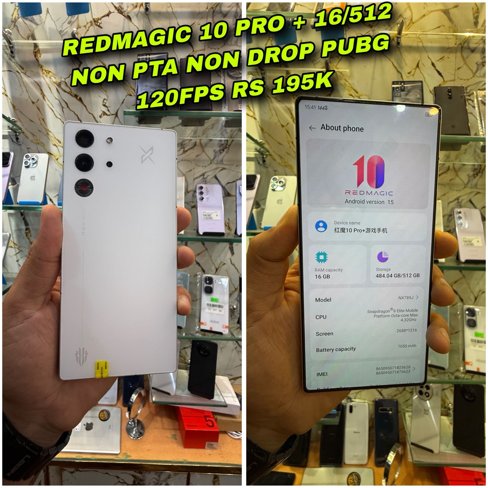 REDMAGIC 10 PRO+ 16GB/512GB🚫 NON PTA – Official Global Version