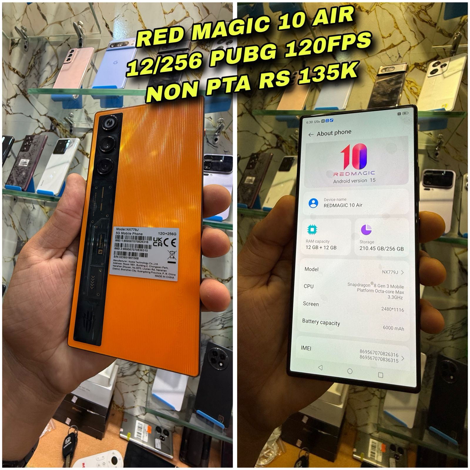 REDMAGIC 10 AIR 12GB / 256GB