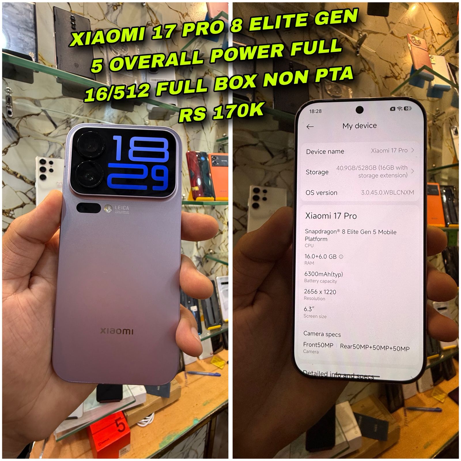 XIAOMI 17 PRO 16GB / 512GB